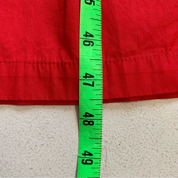 Madewell Cerise Red Smocked Puff Sleeve Dress in Poplin Size Small NWT - Picture 17 of 17